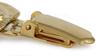 Bulldog, English Bulldog, British Bulldog – Brooch with a clip, gold-plated holder for a race number | Art-Dog