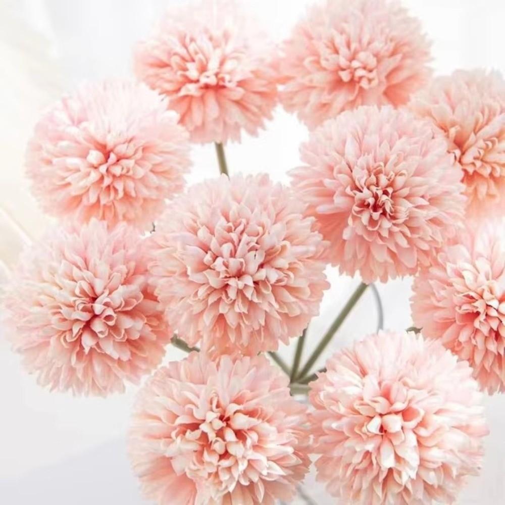 DIY Floral Materials Fake Flower Ball Dyed Edged Simulation Flowers  Valentine's Day Gift
