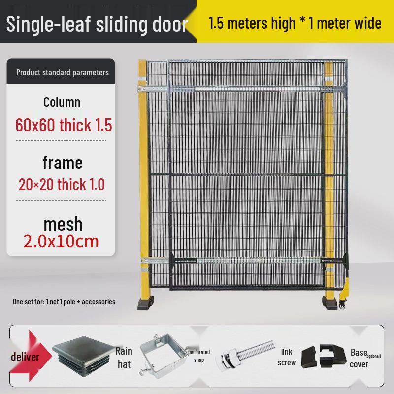 Workshop Mechanical Equipment Partition & Robot Fence Net with Seamless Connection
