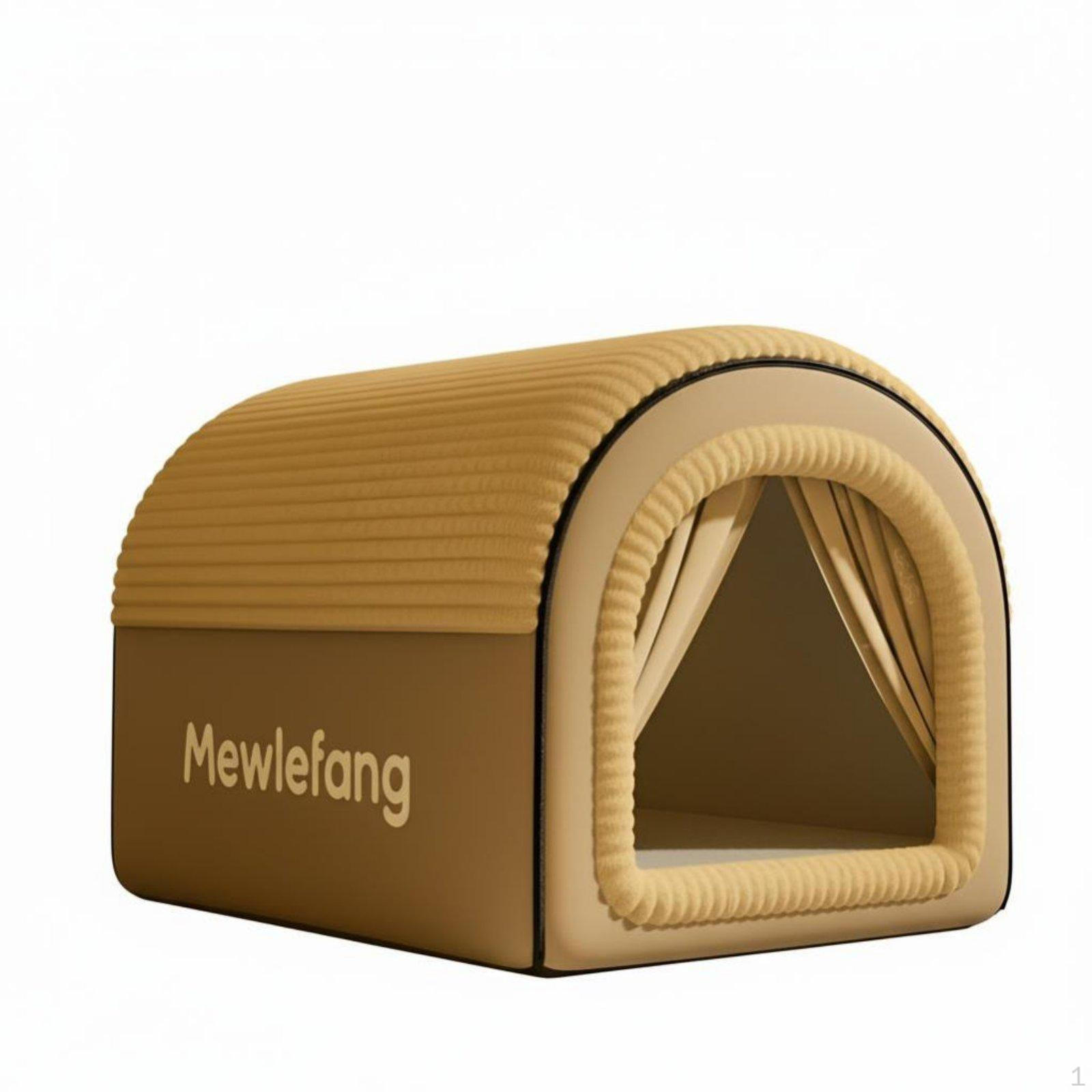 Winter Warm Dog House, Large Bed