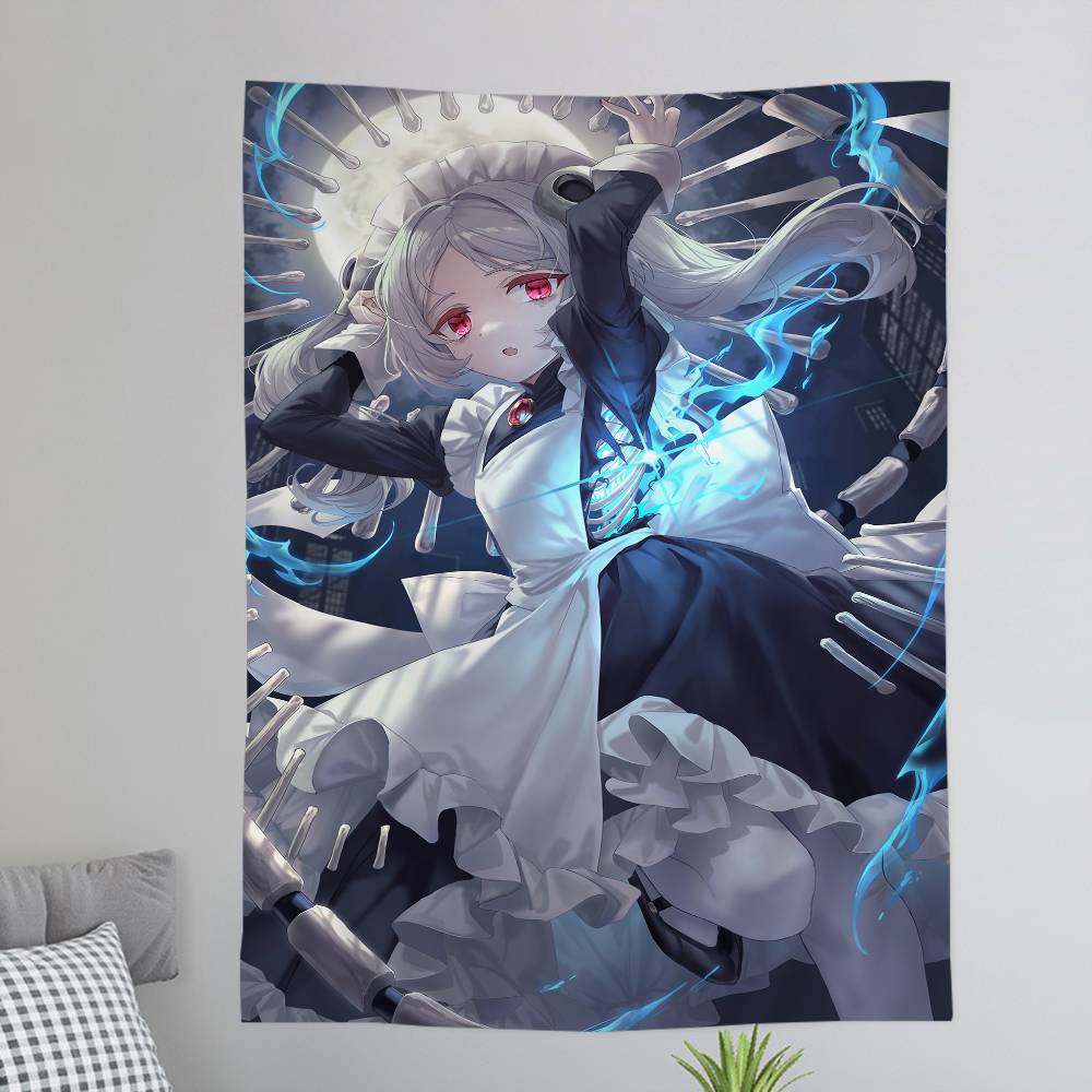 Game MMarie SkullGirls DIY Wall Tapestry for Living Room Home Dorm Decor Wall Art Decor