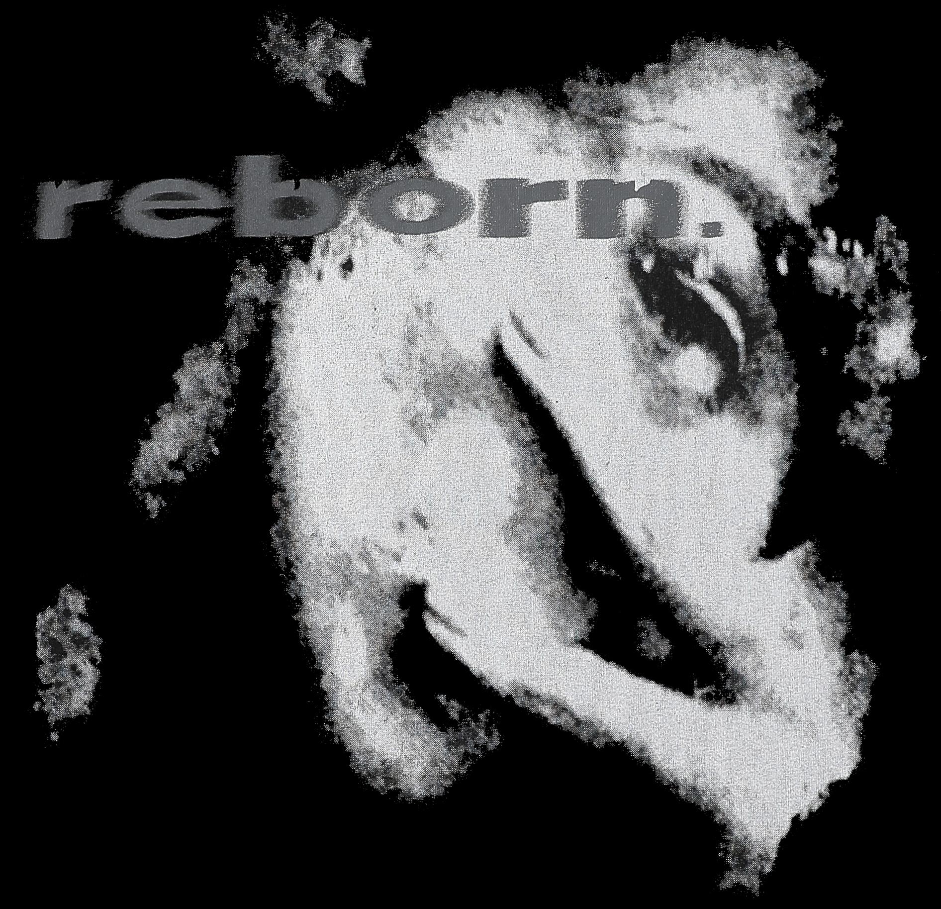 Уличная футболка унисекс с принтом профиля и лицом L чёрный — фото 3