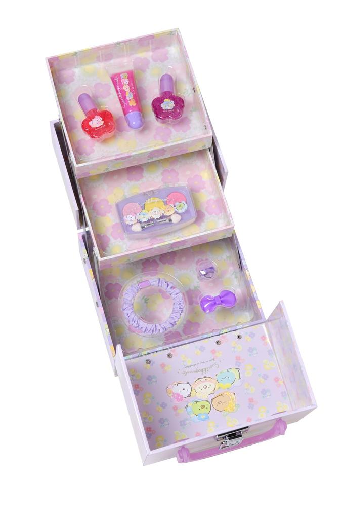 Race Sumikkogurashi Mini Vanity Makeup Box, Purple, Ages 6+, Cosmetics, Accessories, 231035