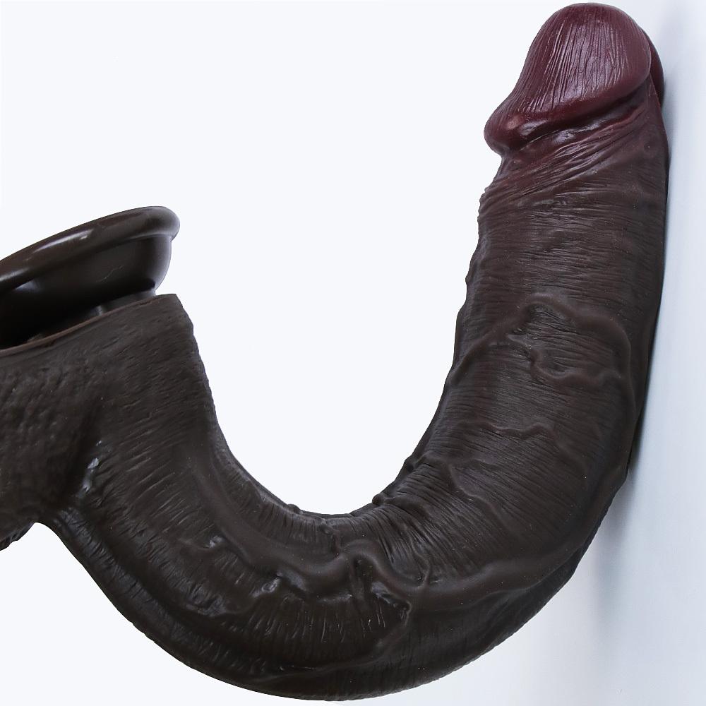 13.18 Inch Realistic Liquid Silicone Dildo with Strong Suction Cup, Soft Flexible Body-Safe Silicone, Waterproof, Discreet Packaging