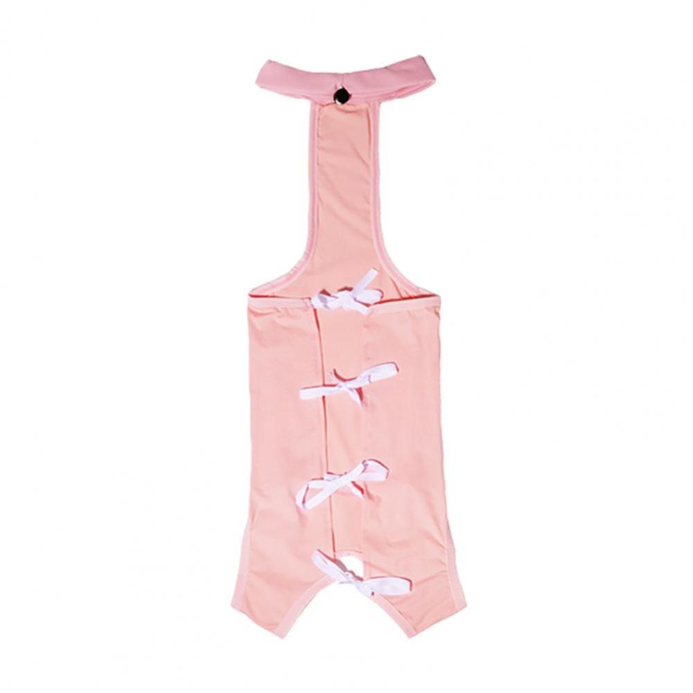 Adjustable Anti-licking Pet Clothes with Straps Dog Surgery Clothes  Weaning
