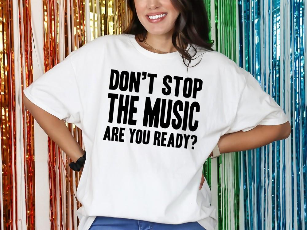 

Футболка Don t Stop the Music Персонализированная Маскарадная Вечеринка Выходные Рианна 00-е S
