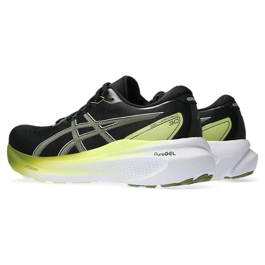 New Asics Gel Kayano 30 Extra Wide 'Black Glow Yellow' 1011B690-003