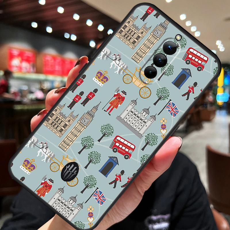 

Лондонский Красный Автобус Биг Бен Чехол Для ZTE Nubia Red Magic 11 10 8 9 8S 9S 10S Pro Plus 10 Air 5G 6R 6 7 6S 7S Pro Обложка Red Magic 6Pro
