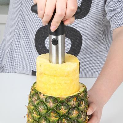 1 pieza Cortador de Piña Pelador Pelador Acero Inoxidable Fruta Espiral Cuchillo Giratorio Gadgets Herramientas de Cocina Accesorios de Cocina Gadgets