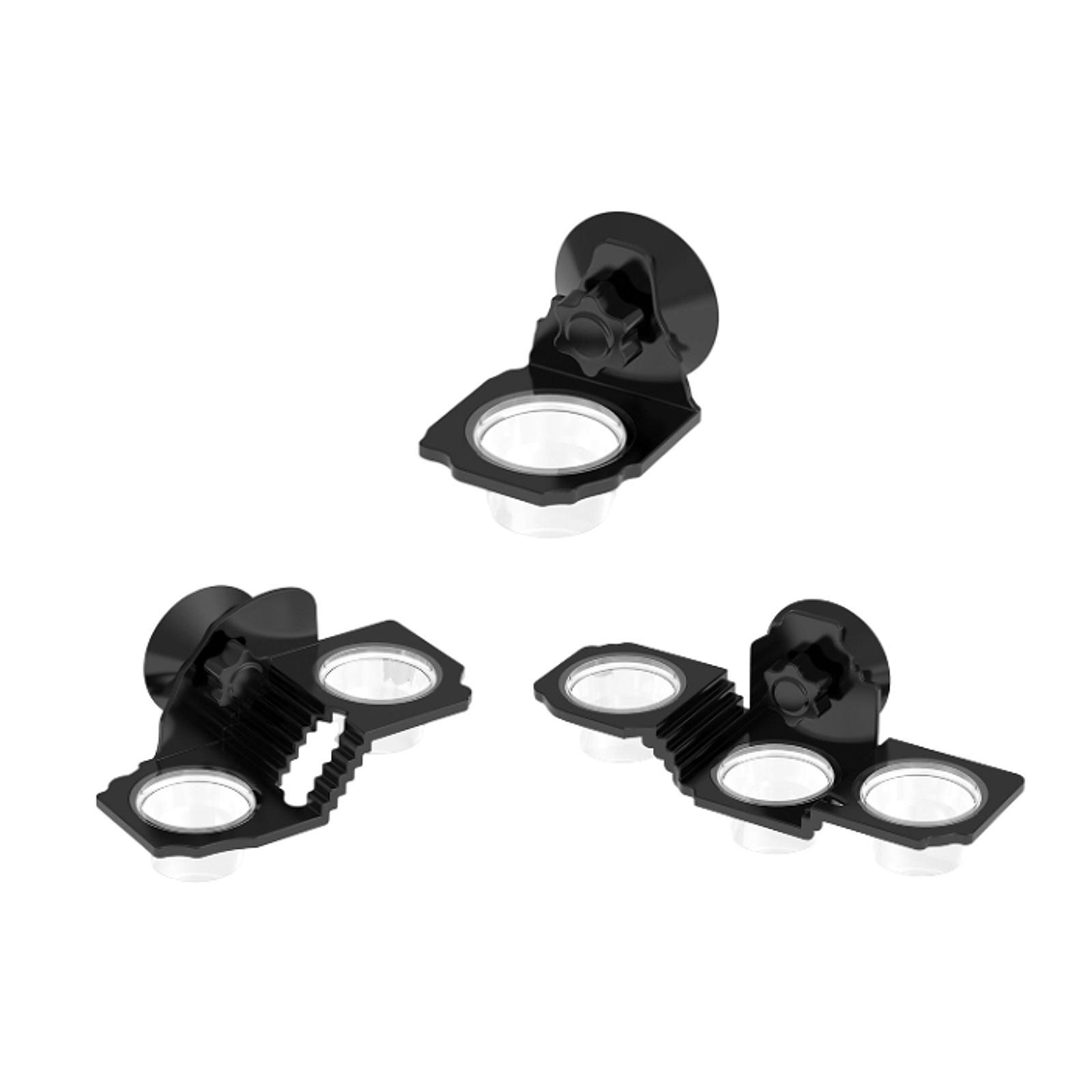 Suction Cup Reptile Feeder Food Bowl Convenient Pet Supplies Functional Feeding 14.5x7x8cm