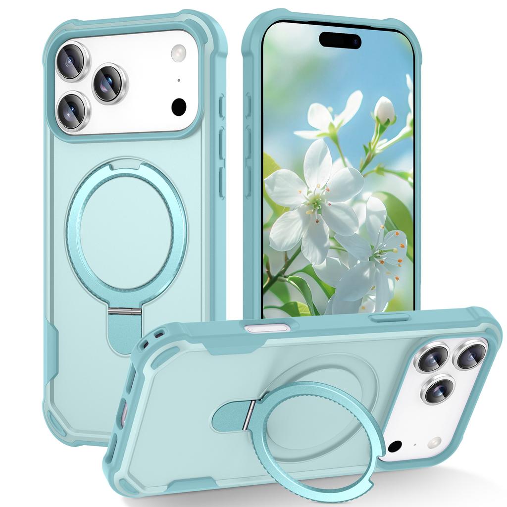 Applicable to iPhone17ProMax Yingcai Magnetic Bracket Mobile Phone Case Apple 16Pro Anti-drop 15 Protective Case