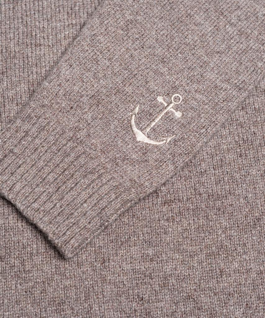 Edeunbeoleokeulleob Shetland Wool Anchor Knit (Grey)