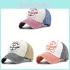 Letter Embroidered 3d Baseball Hat Vintage Duck Tongue Hat Breathable Sunshade