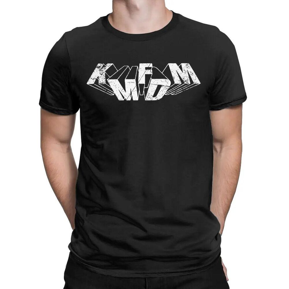 

Men s KMFDM Vintage Pure Cotton Tees Short Sleeve Crew Neck Cloth Unisex T-Shirt XL