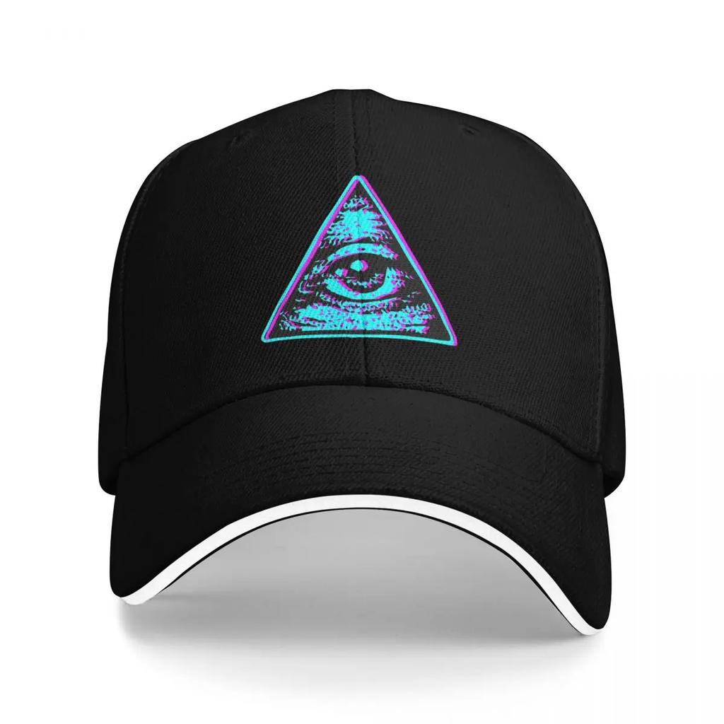 Unisex Baseball Hats Eye Illuminati Outdoor Streetwear Summer Sports Baseball Caps Hip Hop Cap Casquette Polychromatic Hats