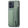 For Motorola Moto G86 5G Case Leather+PC+TPU Zipper Wallet Phone Cover