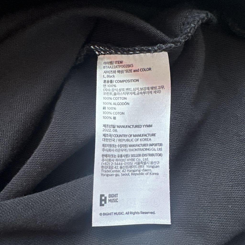 [USED] BTS Proof T-shirt Black