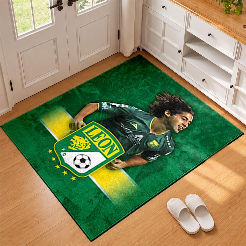 Club Leon Carpet Door Mat for Living Room or Bedroom Protective Mat Under Chair Office Decoration Christmas Gift Birthday Present