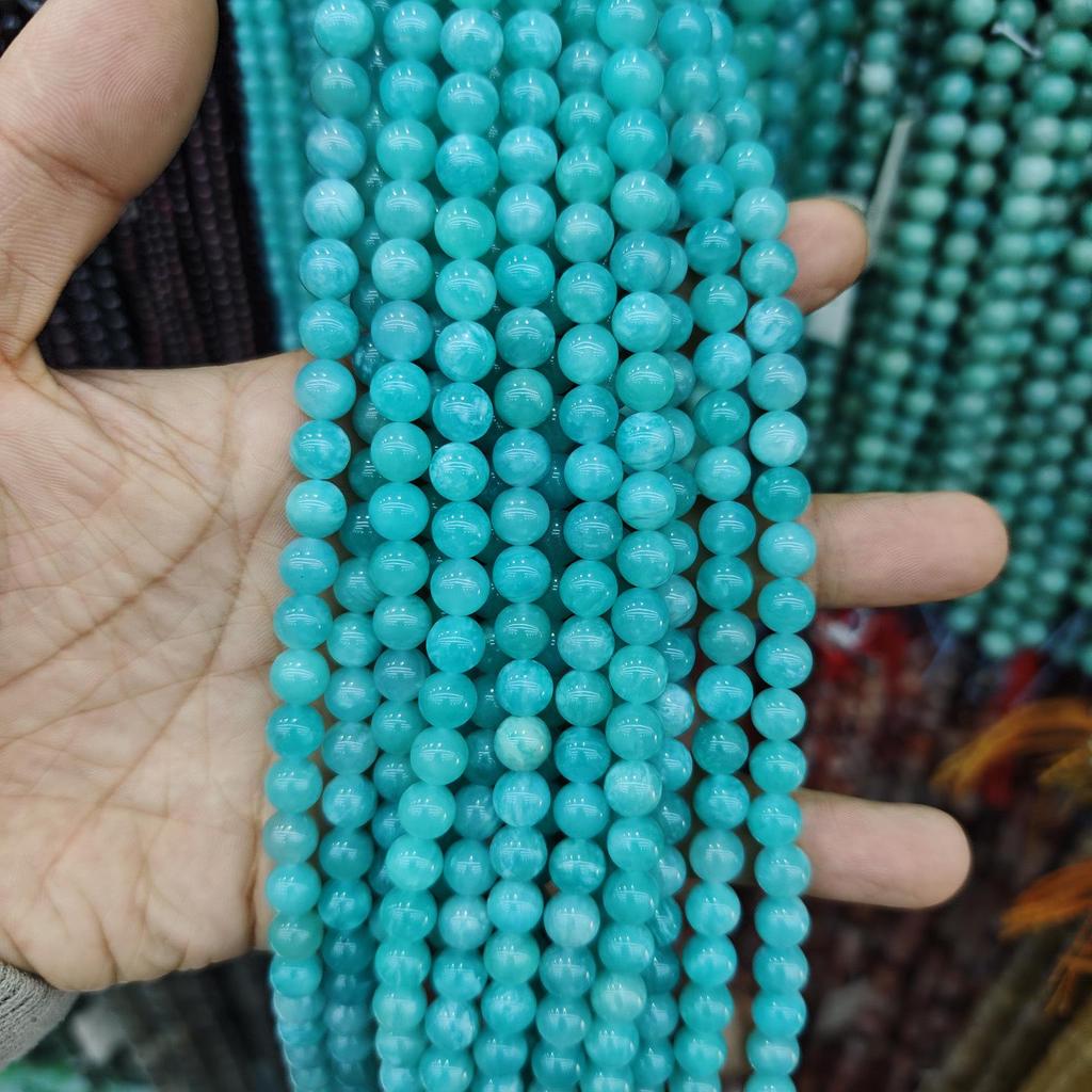 Blue Series Aquamarine & Blue Lace Agate Natural Stone Beads for DIY Jewelry