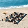 Japanese Art Tattoo Japanese Woodblock Print Beach Towel Soft Microfiber Quick Dry Absorbent Quick Towels For Bath