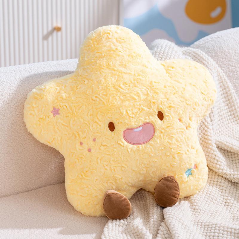 Cloud Sun Star Plush Pillow With Pp Cotton Filling For Kids And Teens Comfort