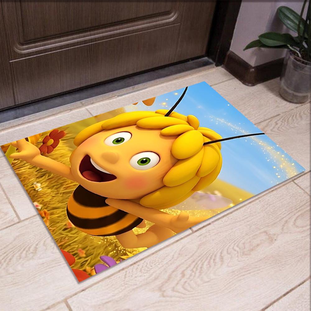 Maya the Bee Printed Carpet Rug for Office Chair Living Room Bedroom Kitchen Room Decor Gifts