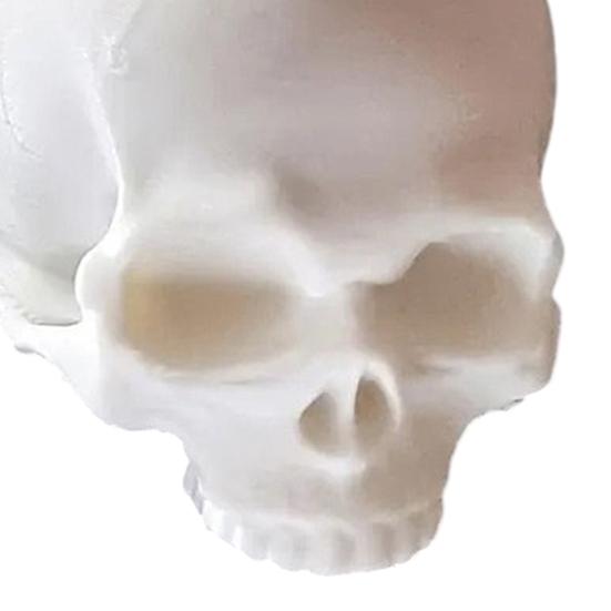 Skull Decoration Snap-On Monitor Clip 3D Printed Miniature Skull Figurine for Computer TV Screen Edge Unique Gothic Style Desktop Ornament Home Office