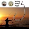 SOUGAYILANG 50pcs High Carbon Steel Jig Worm Fishing Hook