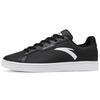 Synthetic Leather Comfortable Slip Resistant Abrasion Resistant Low Top Skateboard Shoes Men's Black Sneakers 912028003-1