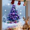 Christmas Window Clings Ball Pine Needle Window Decal Static Window Stickers Christmas Decorations for Holiday Party