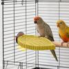 Cockatiel Perch Parrot Stand Toys Resin Bird Hamster Perch Platforms Stands Playground Bird Supplies Bird Cage Accessories Perch