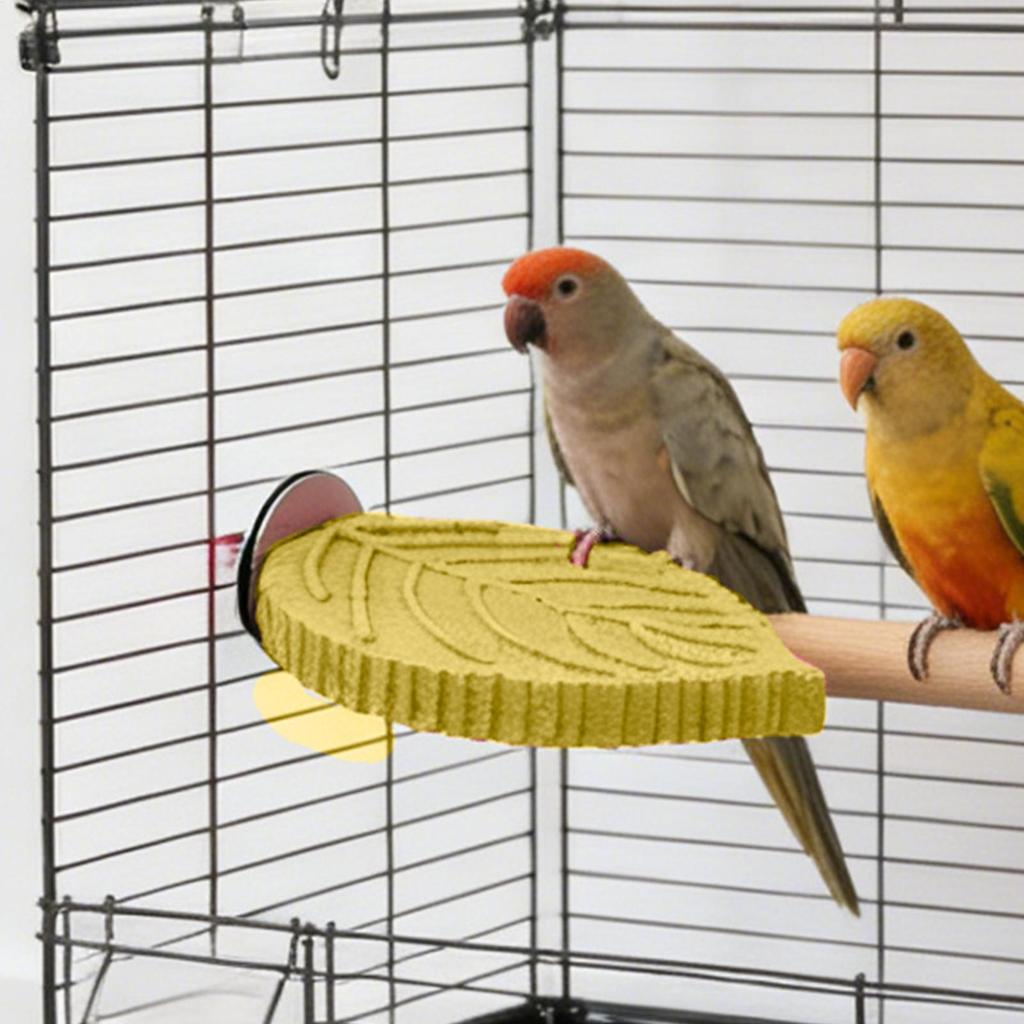 Cockatiel Perch Parrot Stand Toys Resin Bird Hamster Perch Platforms Stands Playground Bird Supplies Bird Cage Accessories Perch