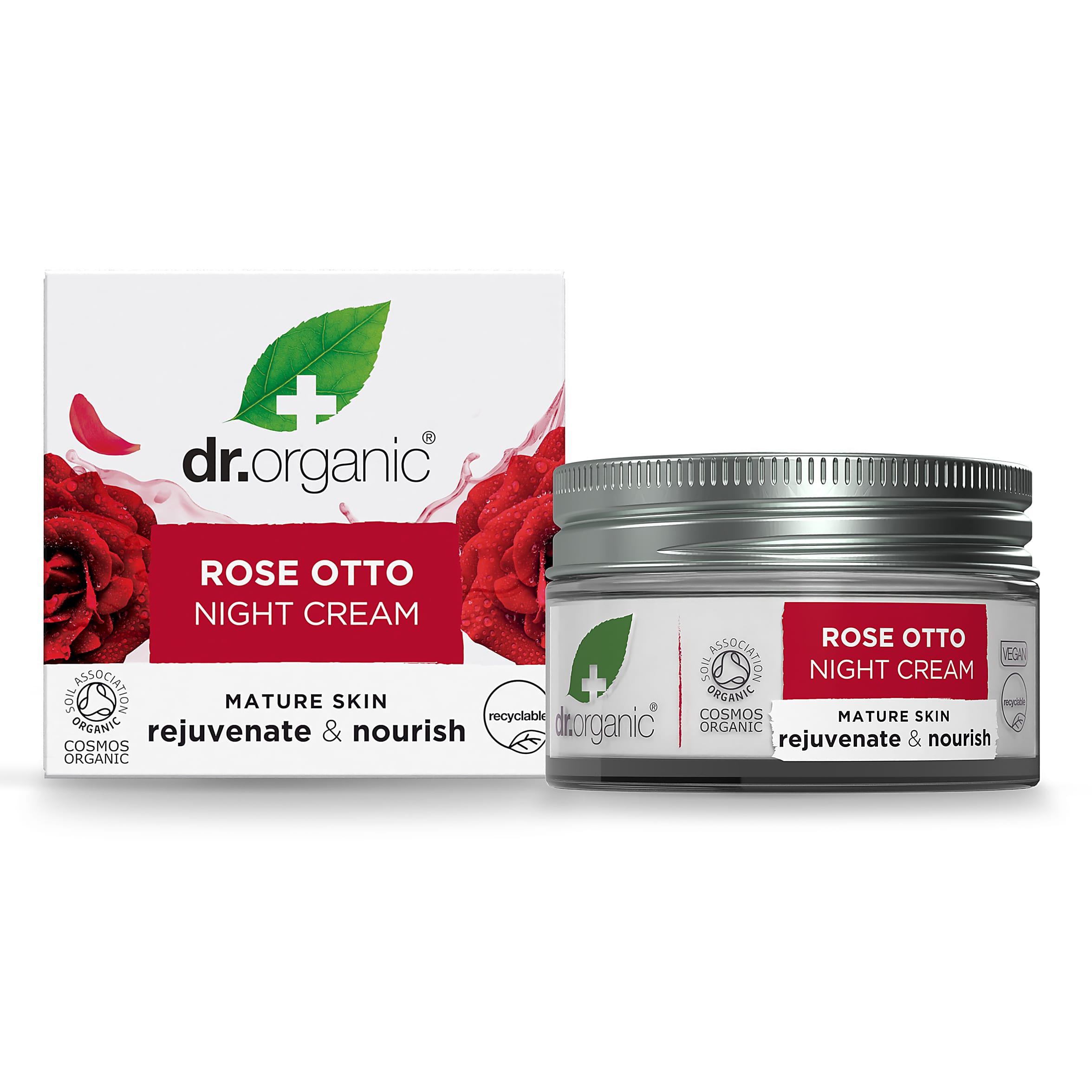 

Ночной крем для омоложения и питания кожи с маслом розы Отто Dr.Organic 50 мл