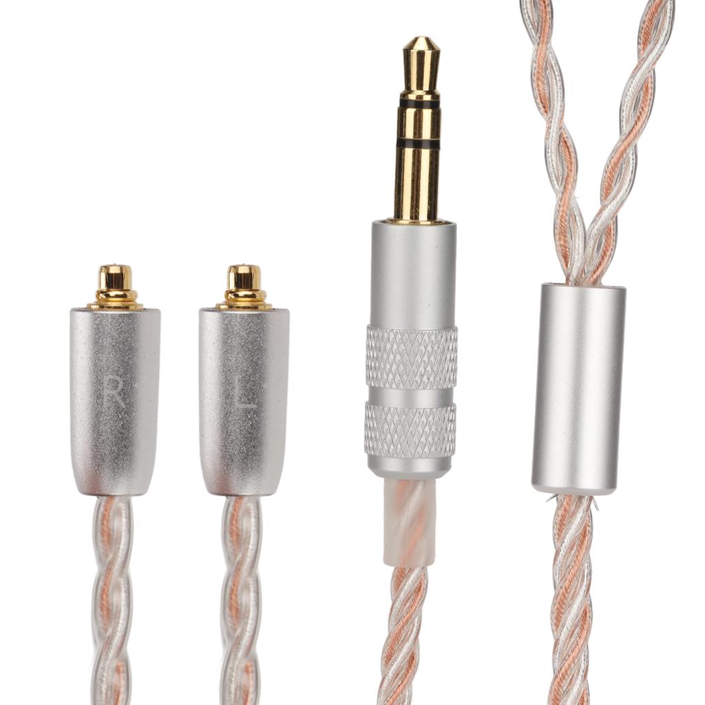 Earphone Cable Silver Plated Headphone Replacement Cable for SE215 SE315 SE425 SE535 SE846 UE900 ES60