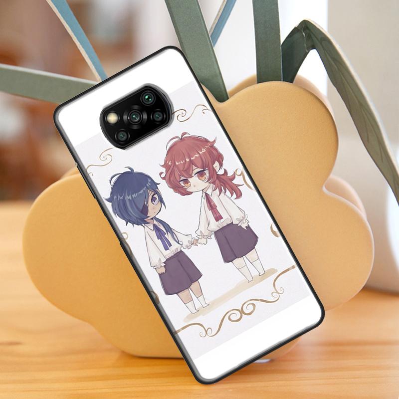 Kaeya and Diluc Genshin Impact Case For Xiaomi Mi 11 Lite 9T 10T 11T Pro POCO X3 Pro X3 GT F1 F2 F3 M4 M3 Pro Case Cover