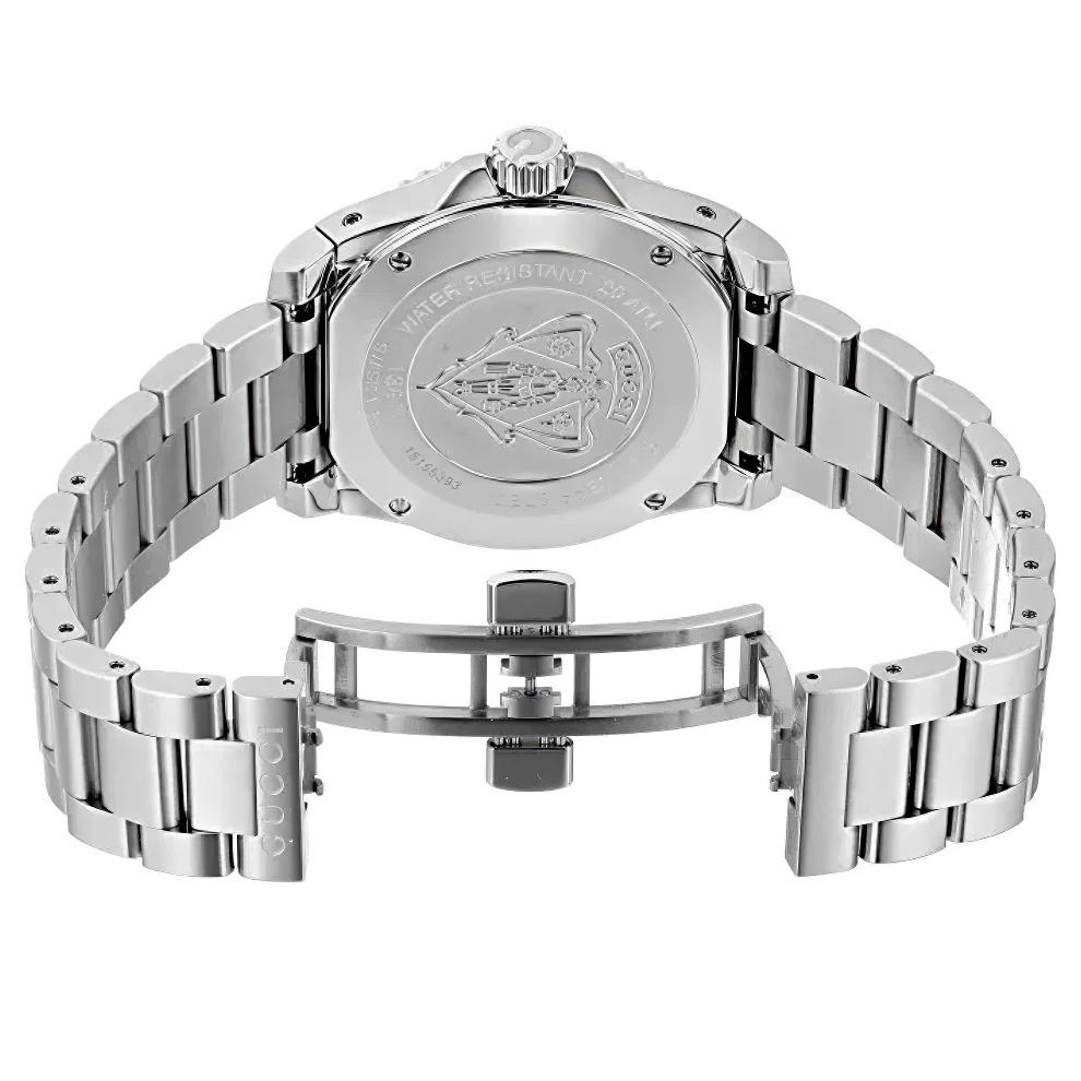 Gucci YA136302 Zegarek męski do nurkowania ze stali nierdzewnej 40 mm