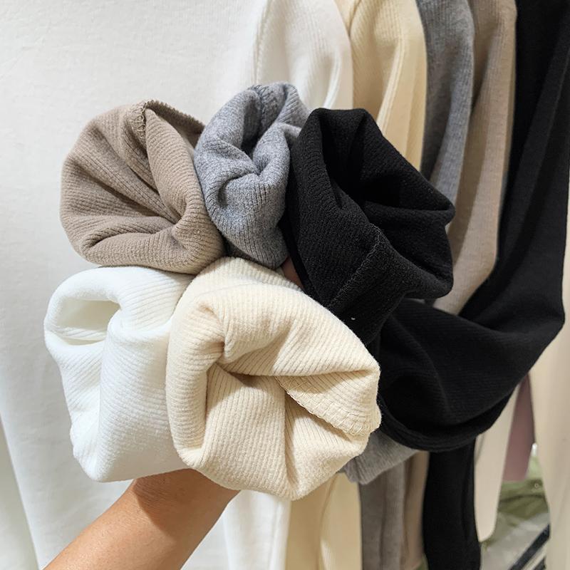 Autumn Half High Neck Base Pullovers Women's Sweaters Winter Long Sleeve Soft Warm Knitted Sweater Woman Tops Elegant Solid Casual Knit Jumpers 25357
