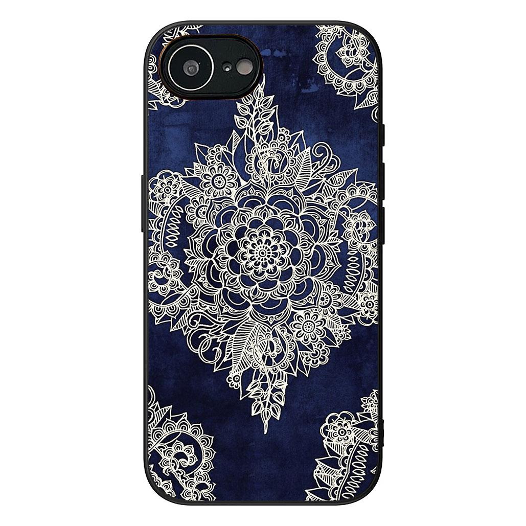 

Mandala Texture Rose Flower Phone Case for Samsung Galaxy S25 Edge S24 S23 FE Plus Ultra A16 A15 A55 A57 5G Protective Cover Galaxy A55 5G