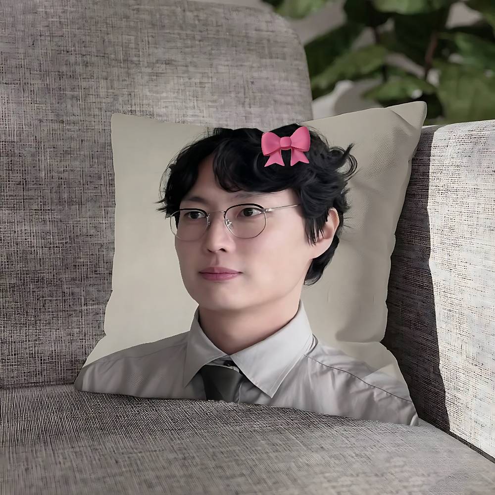 R-Roh J-Jae W-Won Pillow Case For Sofa Decor Home Car Office Living Room Printing Cushion Cover Decorations and Protector