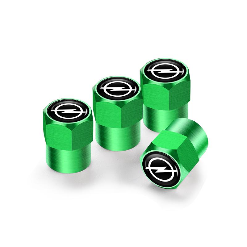 4Pcs Car Logo Wheel Tire Valve Stem Caps Cover For Opel Corsa Astra Insignia Vectra Zafira Meriva Mokka Grandland Vivaro Antara IE0