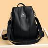 Backpack Retro Women's Anti-theft Backpack Soft Leather Schoolbag Reduced Burden Large Capacity Travel Bag