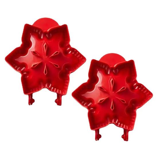 Christmas Cookie Pie Molds Plastic Cutters for Tree Snowflake Mittens Designs Mini Hand Pie Press for Holiday Baking
