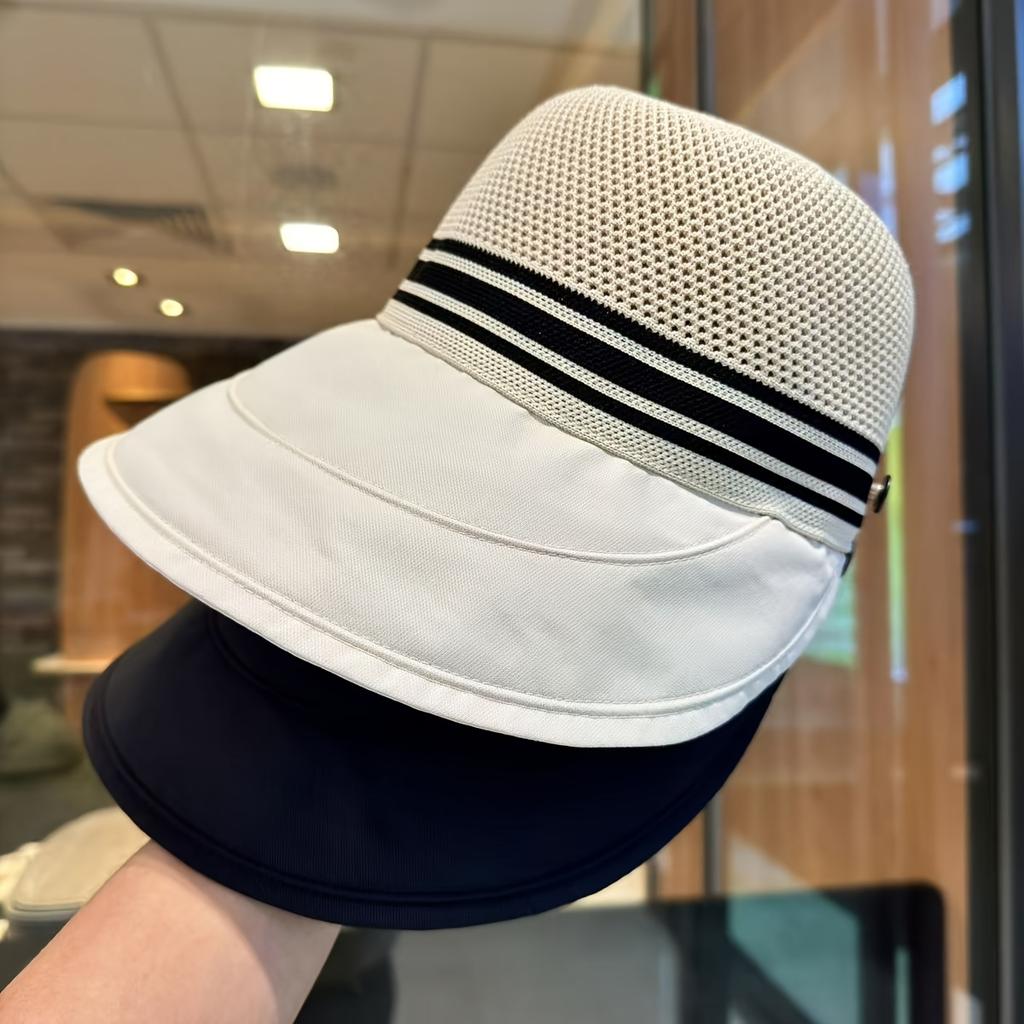New Women's Sun Hat Sun Hat for Summer Beach Protection Wide-Brim Quick-Dry Fisherman Hat Duckbill Cap