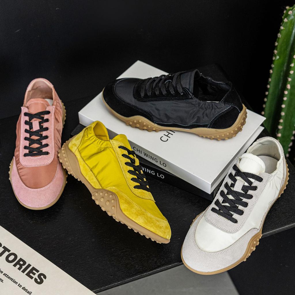 Maßgeschneiderter Entwildungsplan Retro Schnürschuhe Deutsche Trainingsschuhe 25 Frühling neu vielseitig bequem lässige Board-Schuhe Forrest Gump Schuhe Damen