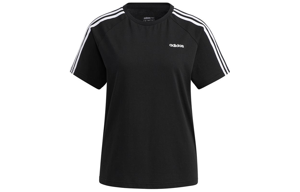 Adidas Neo Raglan Sleeve T Shirt Women s Black H65454 S