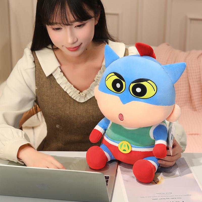 Crayon Shin Chan  Plush Toy Soft Stuffed Anime Doll Japanese Style Cute Cuddly Home Decor & Birthday Gift