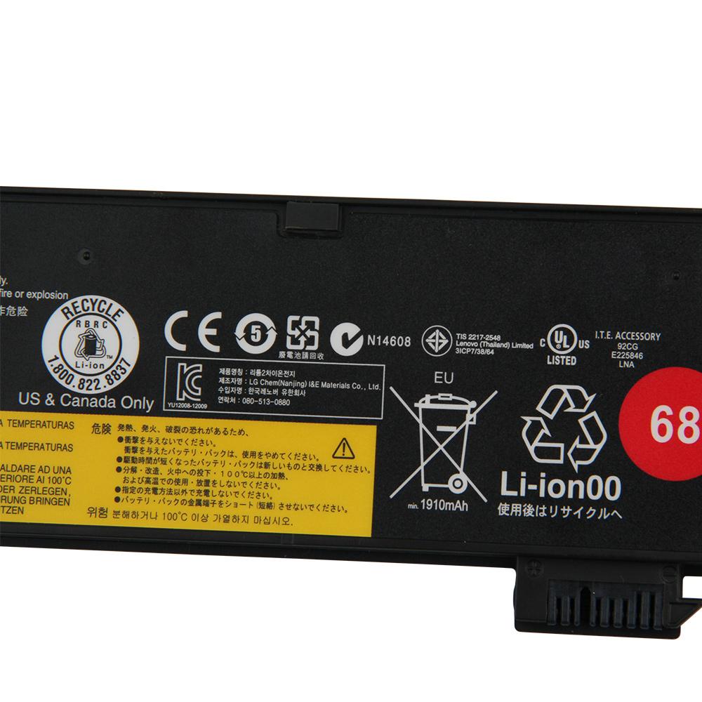 Rechargeable Lithium Battery For Lenovo Thinkpad X240 X250 X260 X270 T440 T450S T460 K2450 L470 L460 T440S W550S 45N1136 K20/K21-80 Laptop Battery