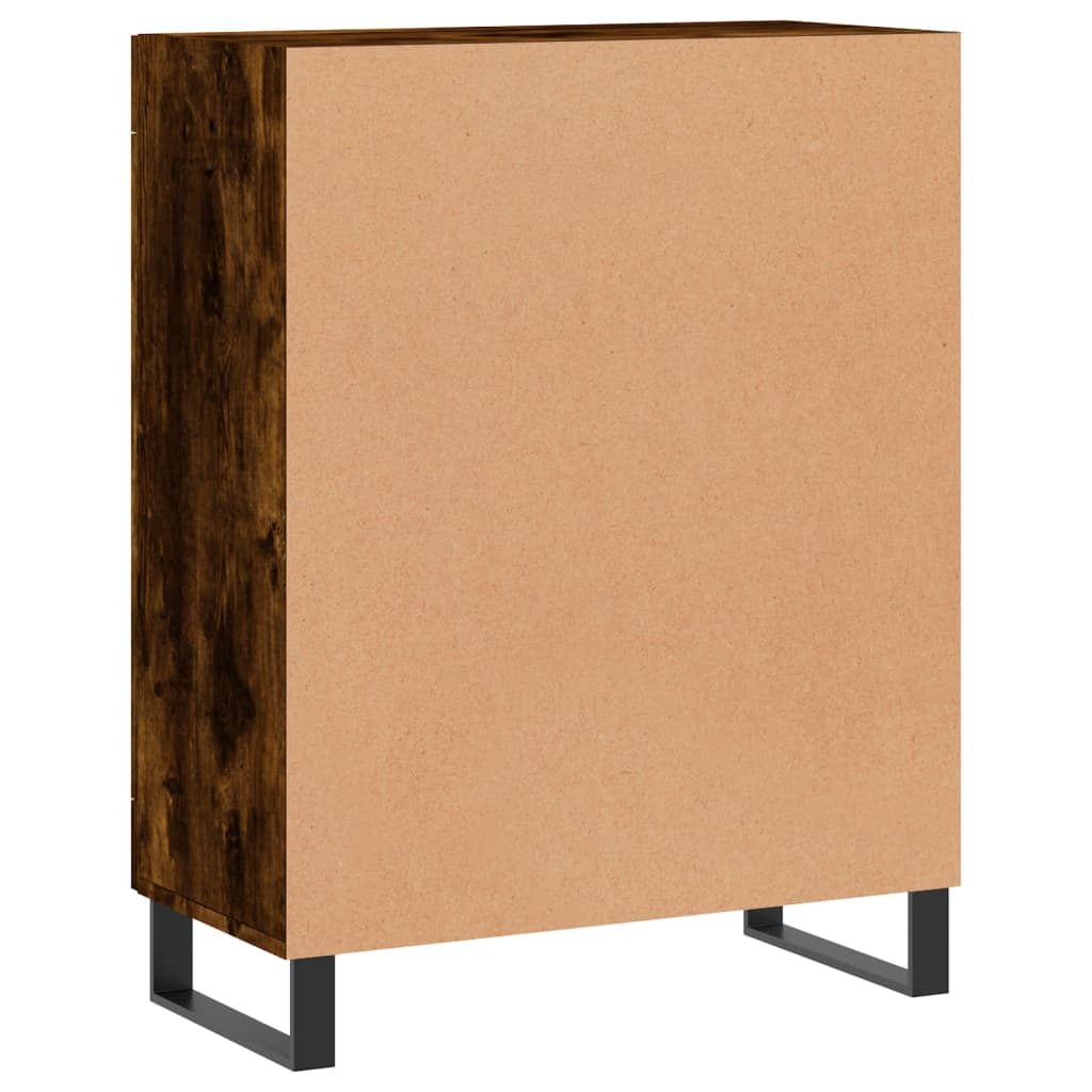 Sideboard Smoked Oak 69.5 X 34 X 90 Cm Wood Based Panel