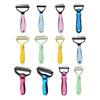 Pet Grooming Rake, Dual-Sided Stainless Steel Blades, Pet Deshedding And Dematting Brush, Undercoat Rake for Dogs Cats Thick Coats Detangling