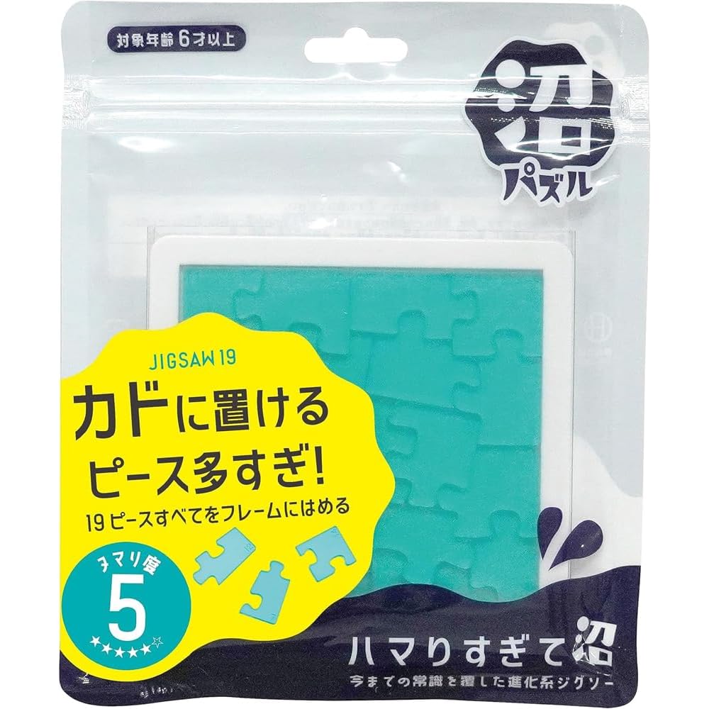 Hanayama Puzzle Jigsaw 19 Unique Design Challenging Arrangement Suitable for Ages 6 and Up